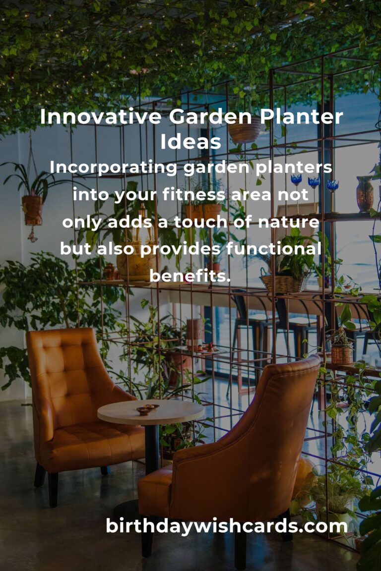 Garden Planter Ideas for Fitness Enthusiasts: Enhance Your Outdoor Workout Space