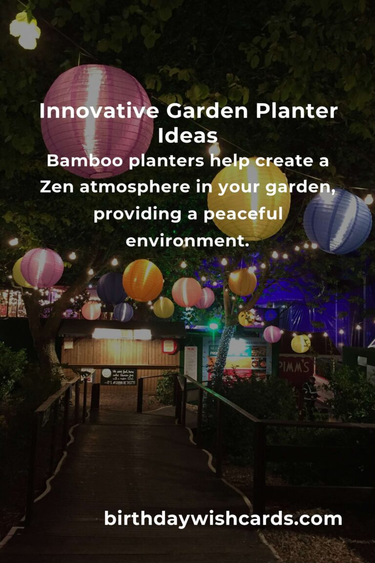 Garden Planter Ideas for Fitness Enthusiasts: Enhance Your Outdoor Workout Space