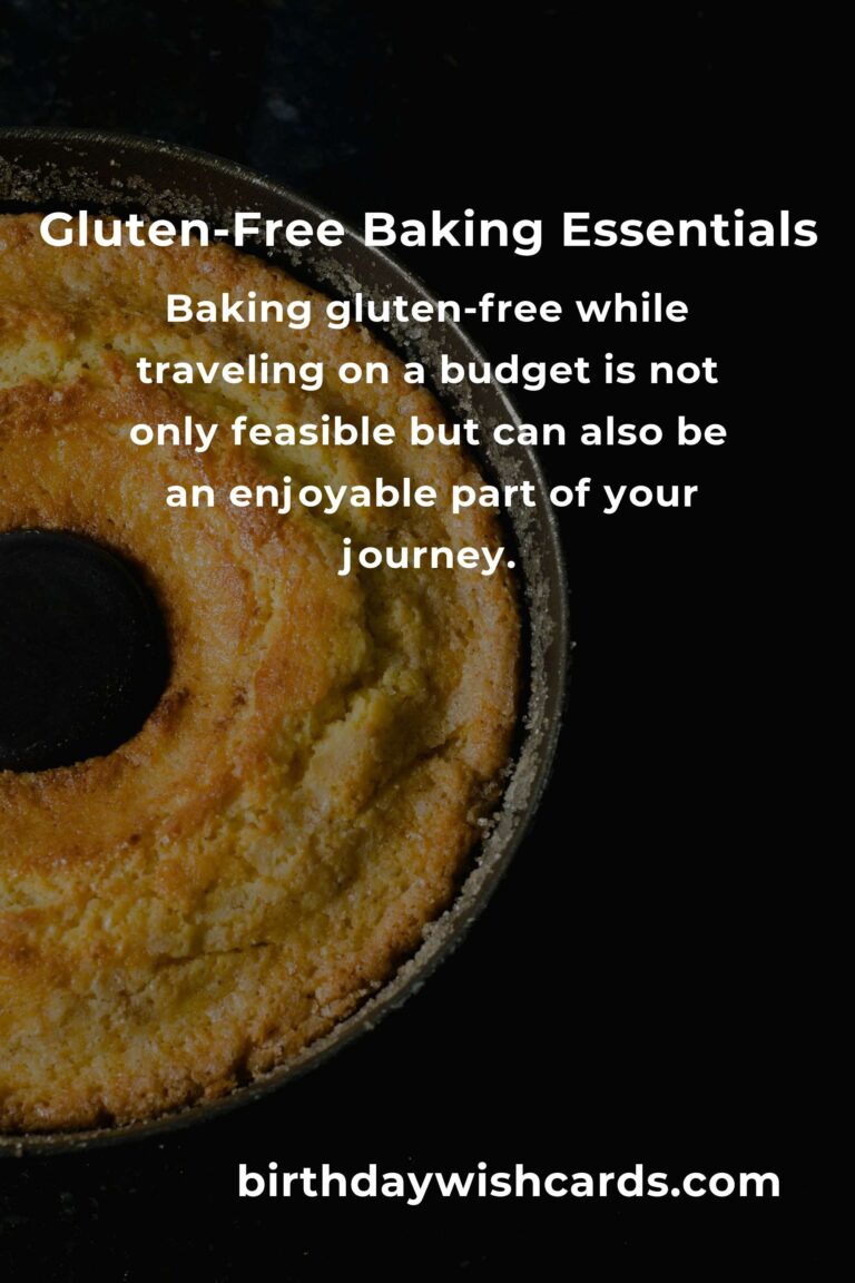 Gluten-Free Baking for Budget Travelers: Complete Guide