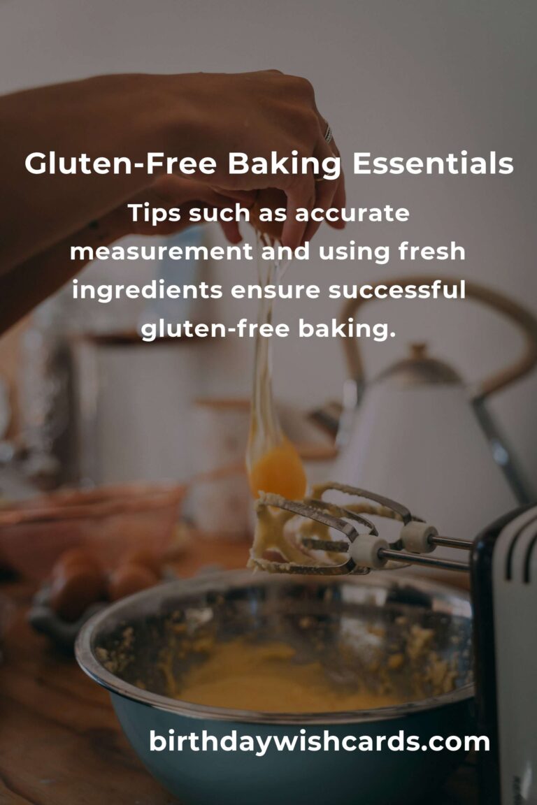Gluten-Free Baking for Retirees: A Complete Guide to Enjoying Delicious Baked Goods