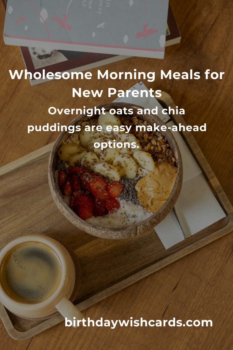 Healthy Breakfast Recipes for New Parents: Nourishing Mornings for Your Growing Family