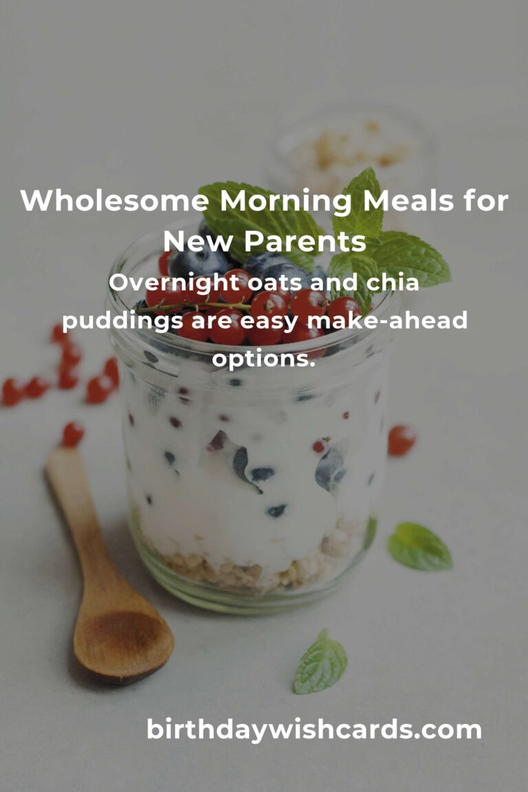 Healthy Breakfast Recipes for New Parents: Nourishing Mornings for Your Growing Family
