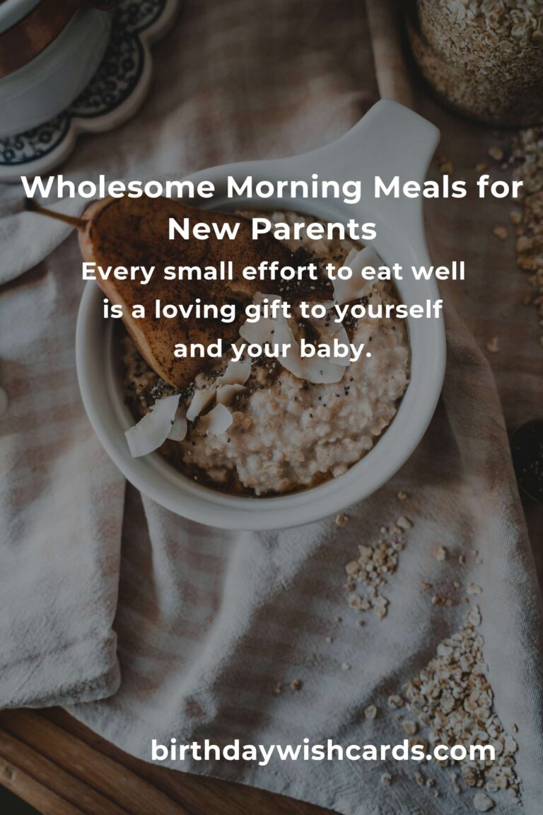 Healthy Breakfast Recipes for New Parents: Nourishing Mornings for Your Growing Family
