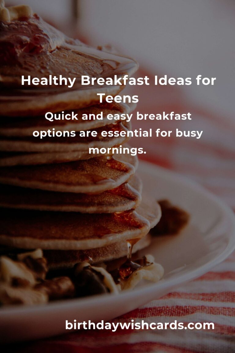 Healthy Breakfast Recipes for Teens: A Complete Guide