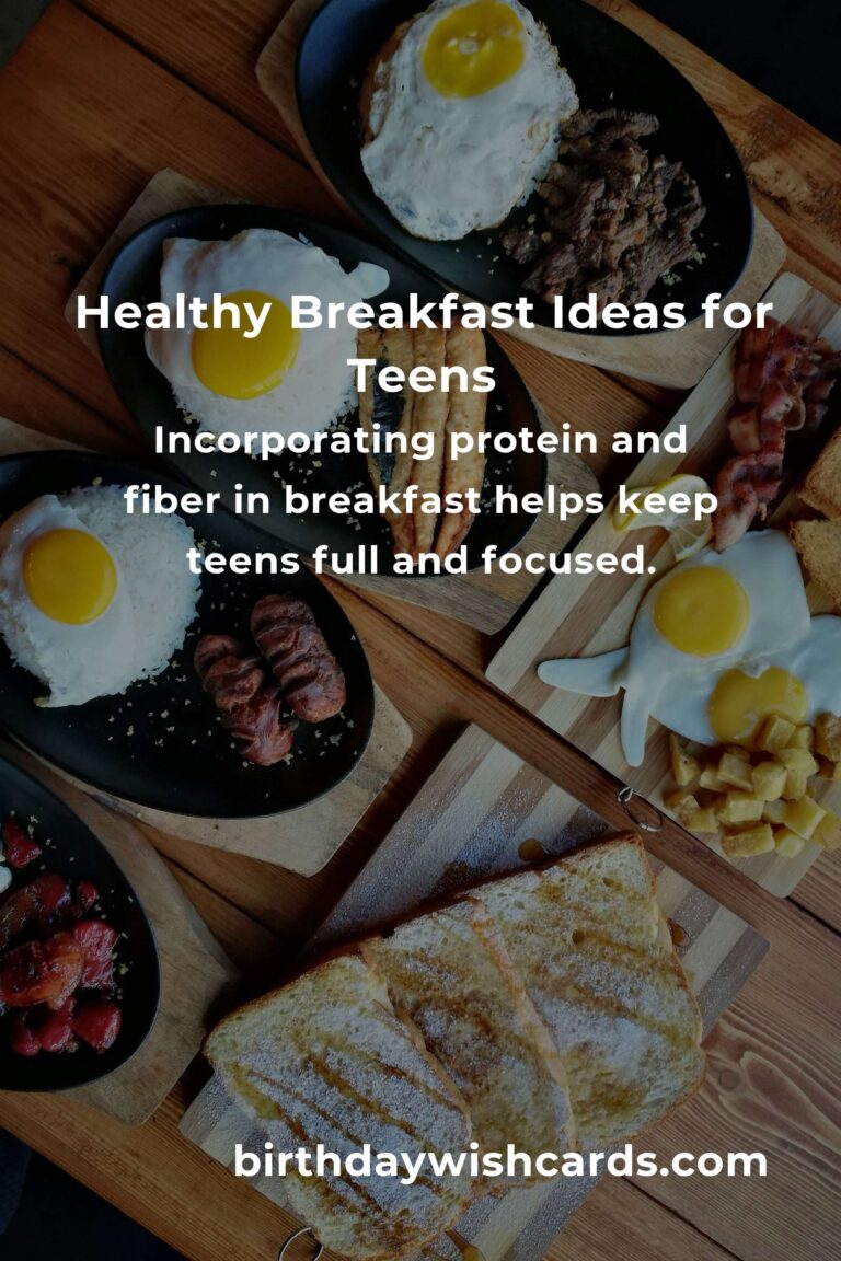 Healthy Breakfast Recipes for Teens: A Complete Guide
