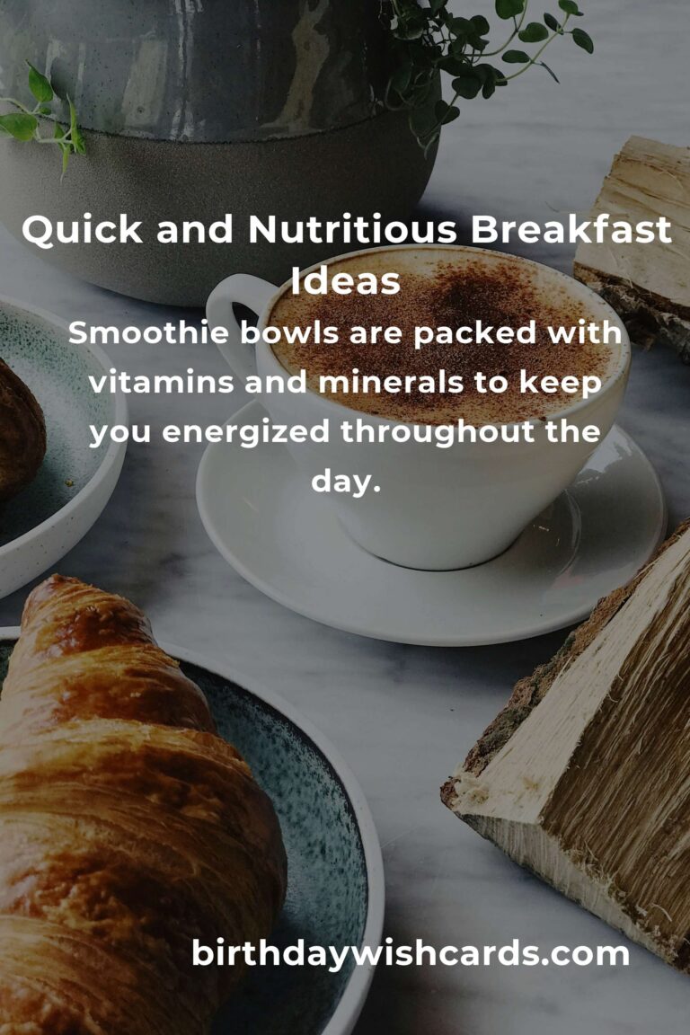 Healthy Breakfast Recipes for Working Moms: Quick and Nutritious Start to Your Day