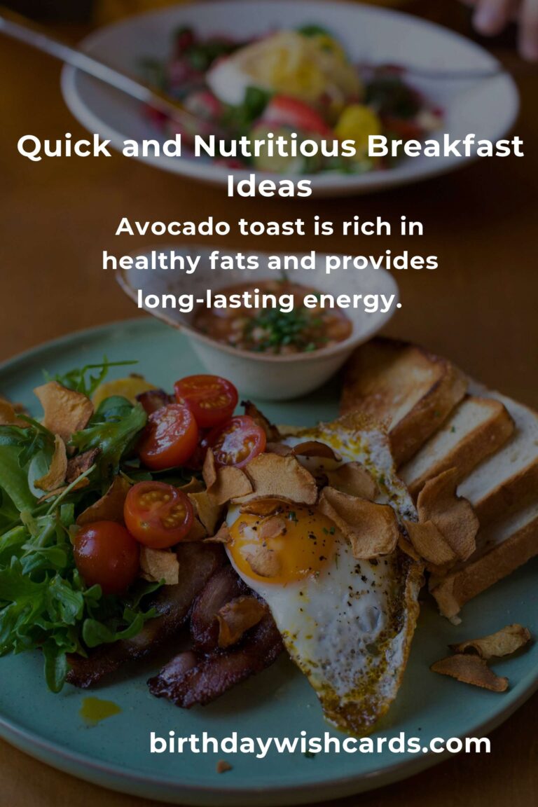 Healthy Breakfast Recipes for Working Moms: Quick and Nutritious Start to Your Day