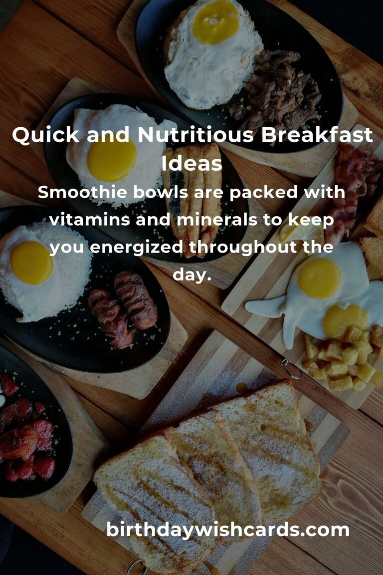 Healthy Breakfast Recipes for Working Moms: Quick and Nutritious Start to Your Day