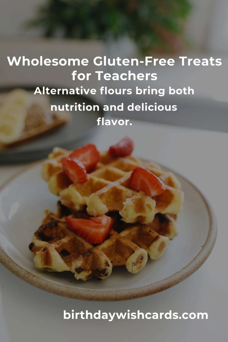 Healthy Gluten-Free Baking for Teachers: Nourishing Your Mind and Heart, One Treat at a Time