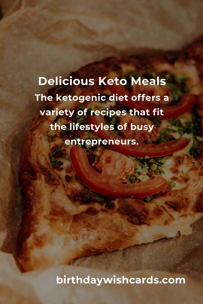Healthy Keto Recipes Perfect for Busy Entrepreneurs