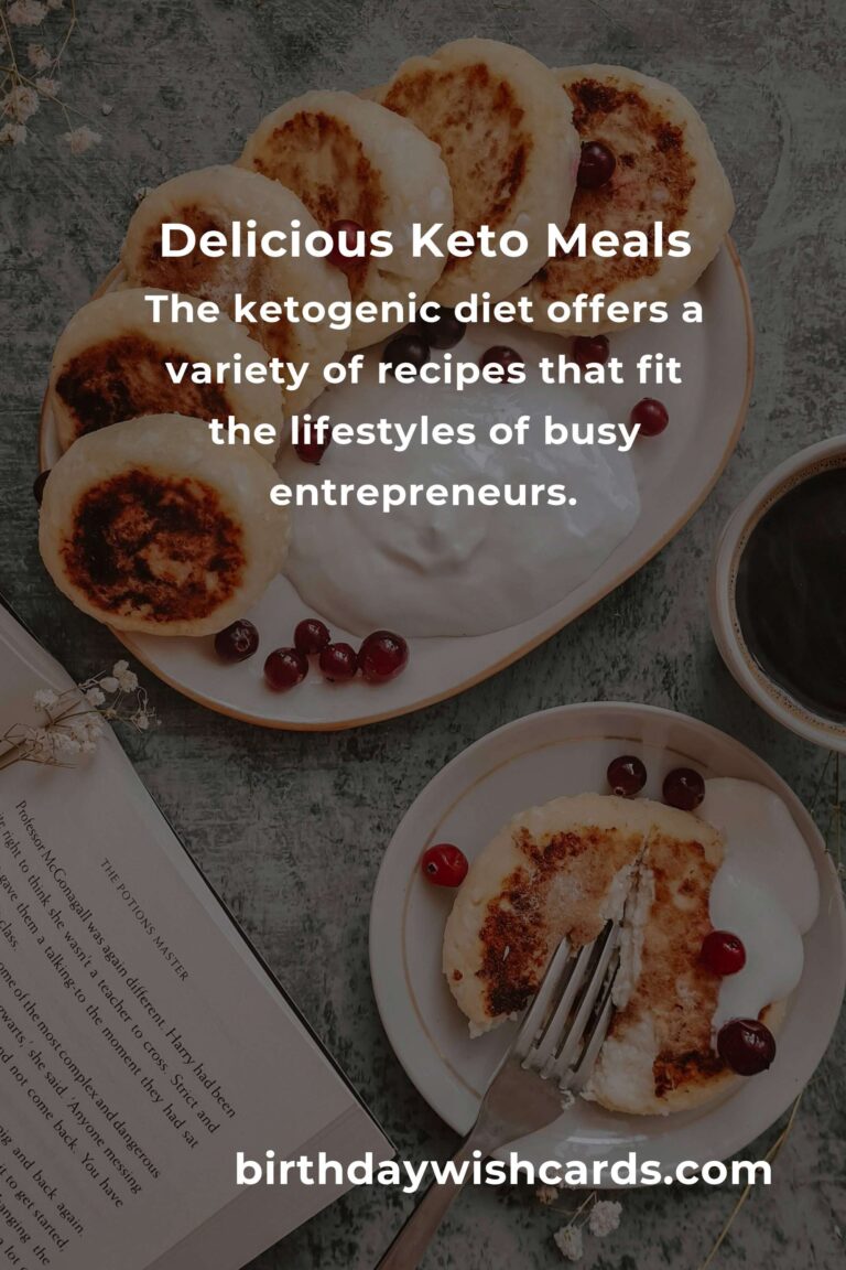 Healthy Keto Recipes Perfect for Busy Entrepreneurs