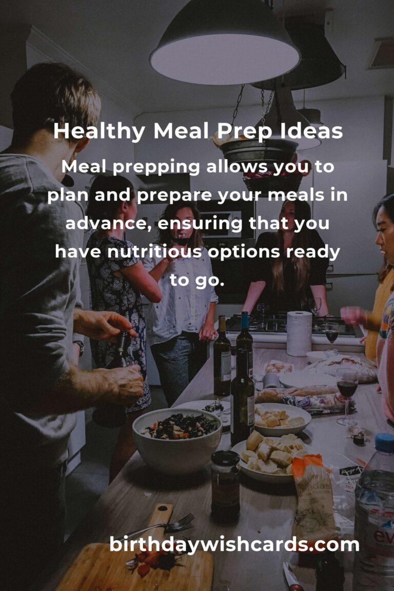 Healthy Meal Prep Ideas for Food Lovers: Delicious and Nutritious
