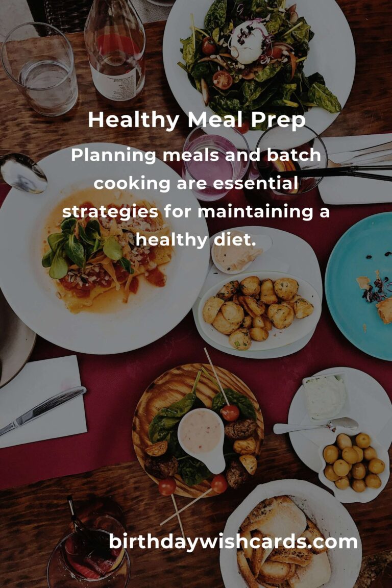 Healthy Meal Prep Strategies for Empty Nesters