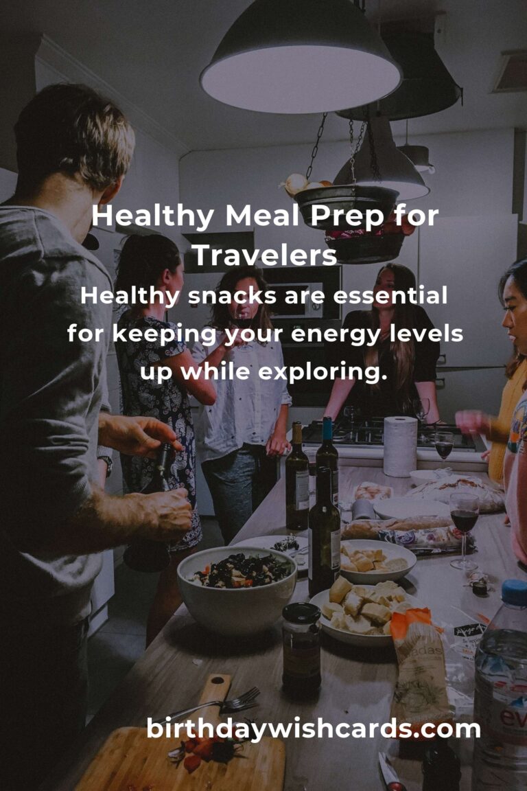 Healthy Meal Prep Tips for Budget Travelers
