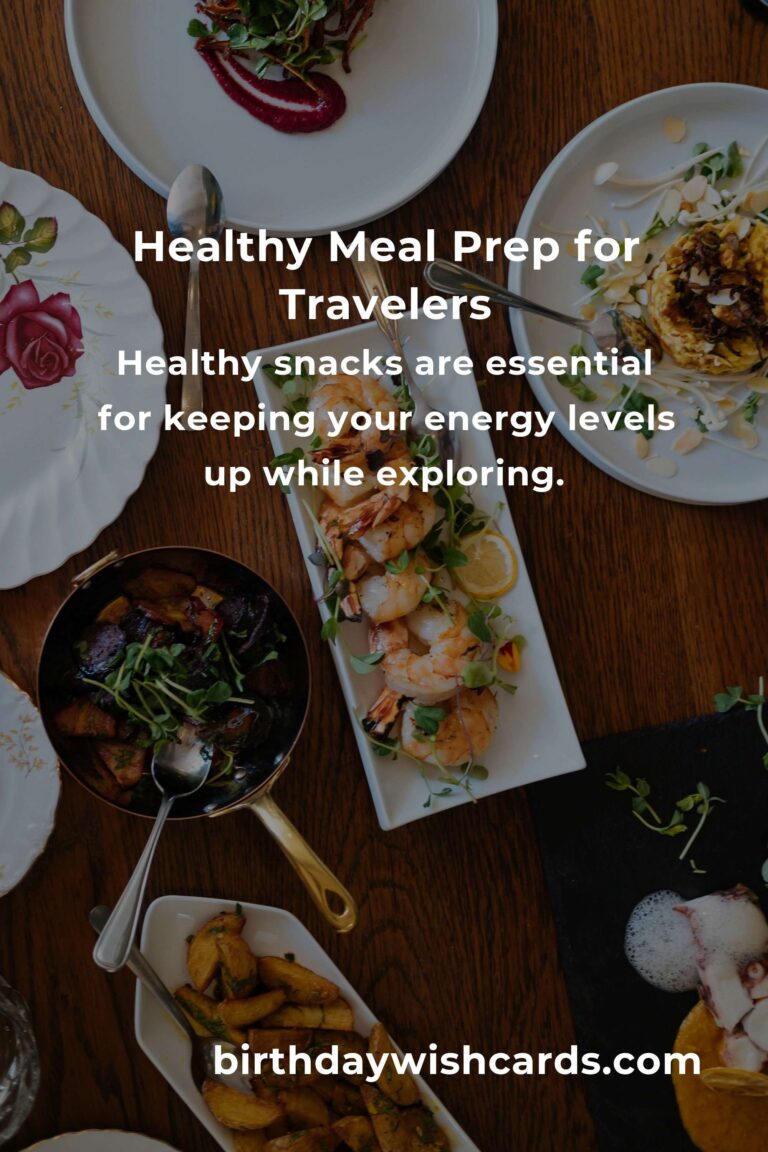 Healthy Meal Prep Tips for Budget Travelers