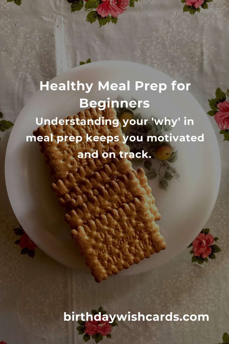 Healthy Meal Prep for First-Time Buyers: Nourish Your Body and Soul