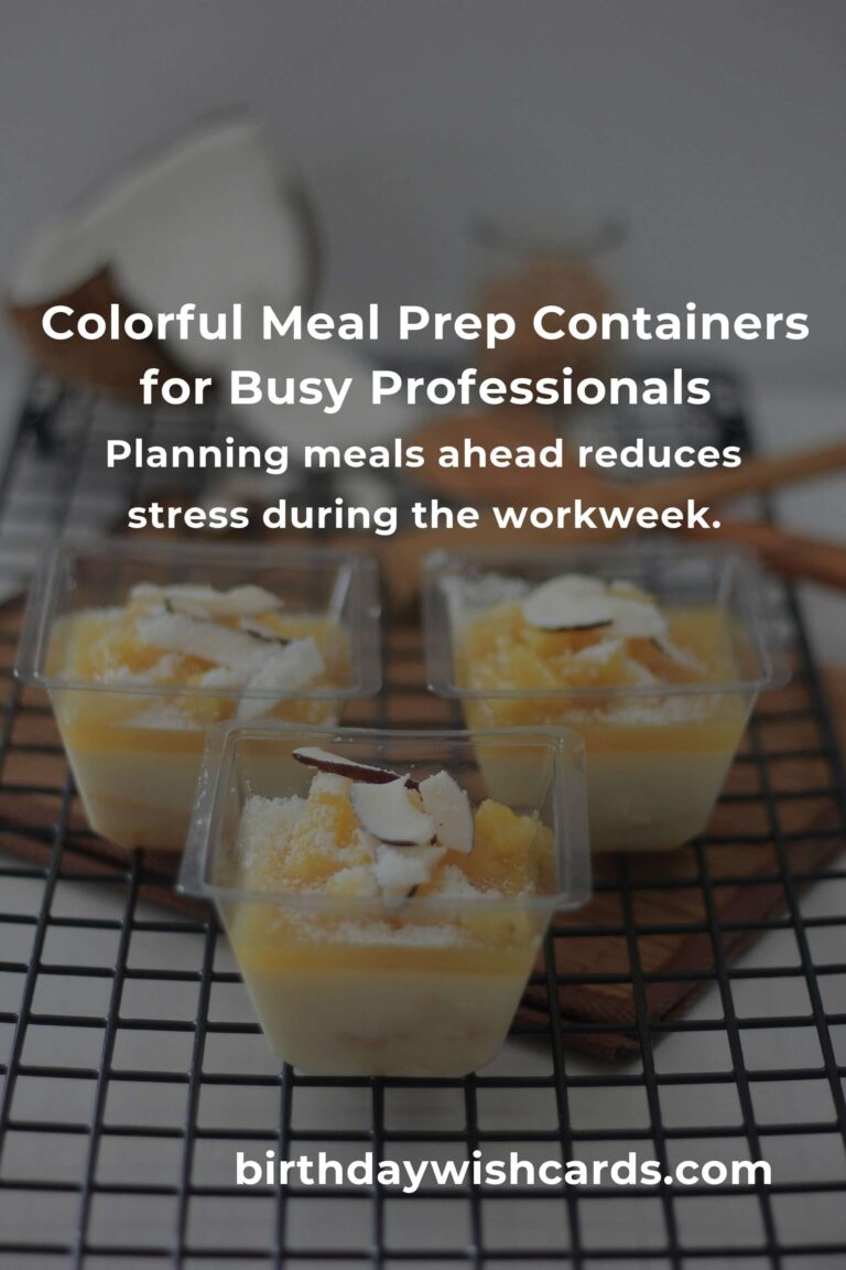 Healthy Meal Prep for Professionals: Nourish Your Body, Empower Your Hustle