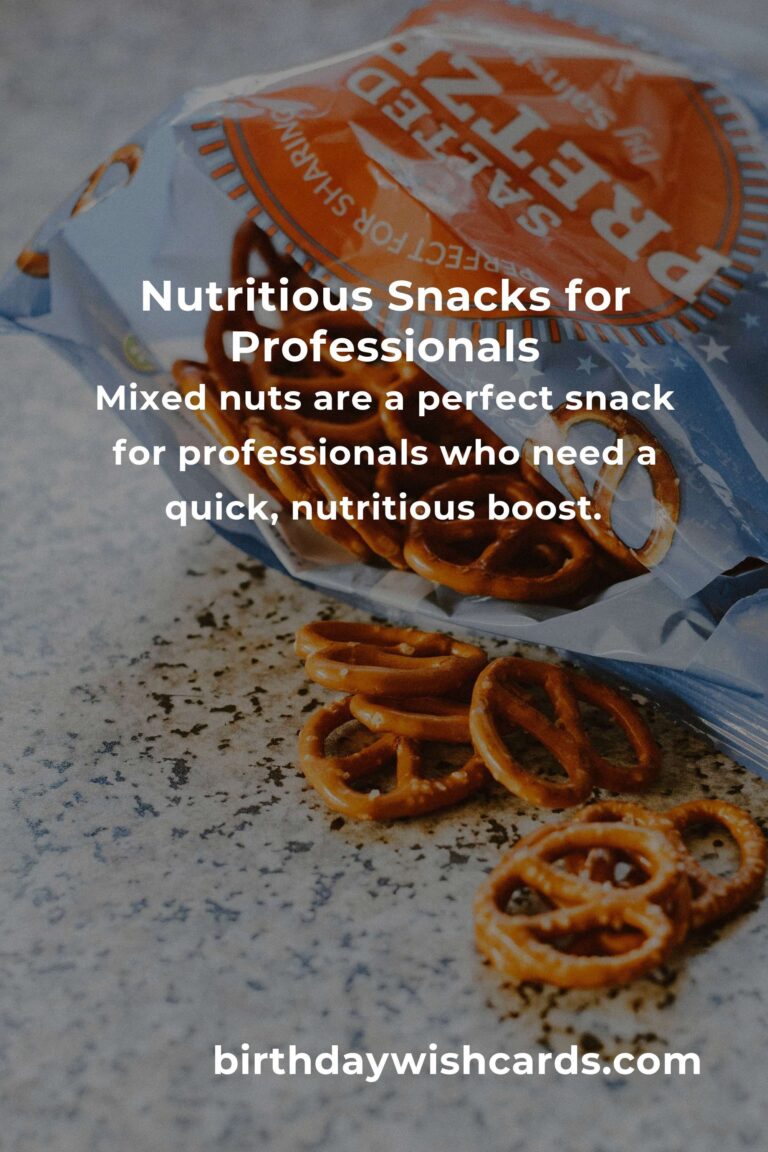 Healthy Snacks for Busy Professionals: Fuel Your Day