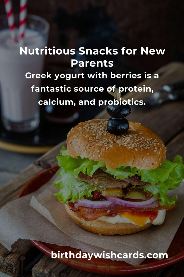 Healthy Snacks for New Parents: Fueling Your Energy the Right Way
