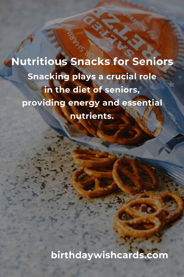 Healthy Snacks for Seniors: A Complete Guide