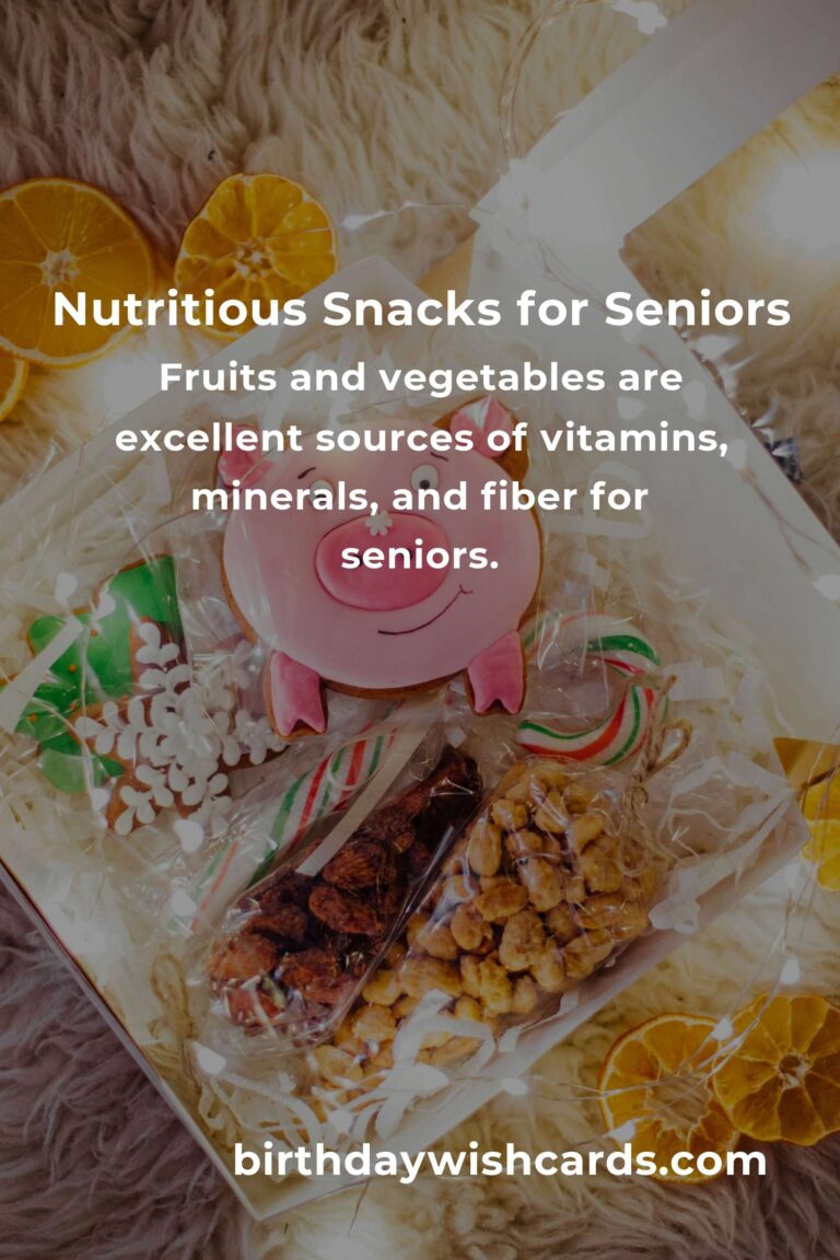 Healthy Snacks for Seniors: A Complete Guide