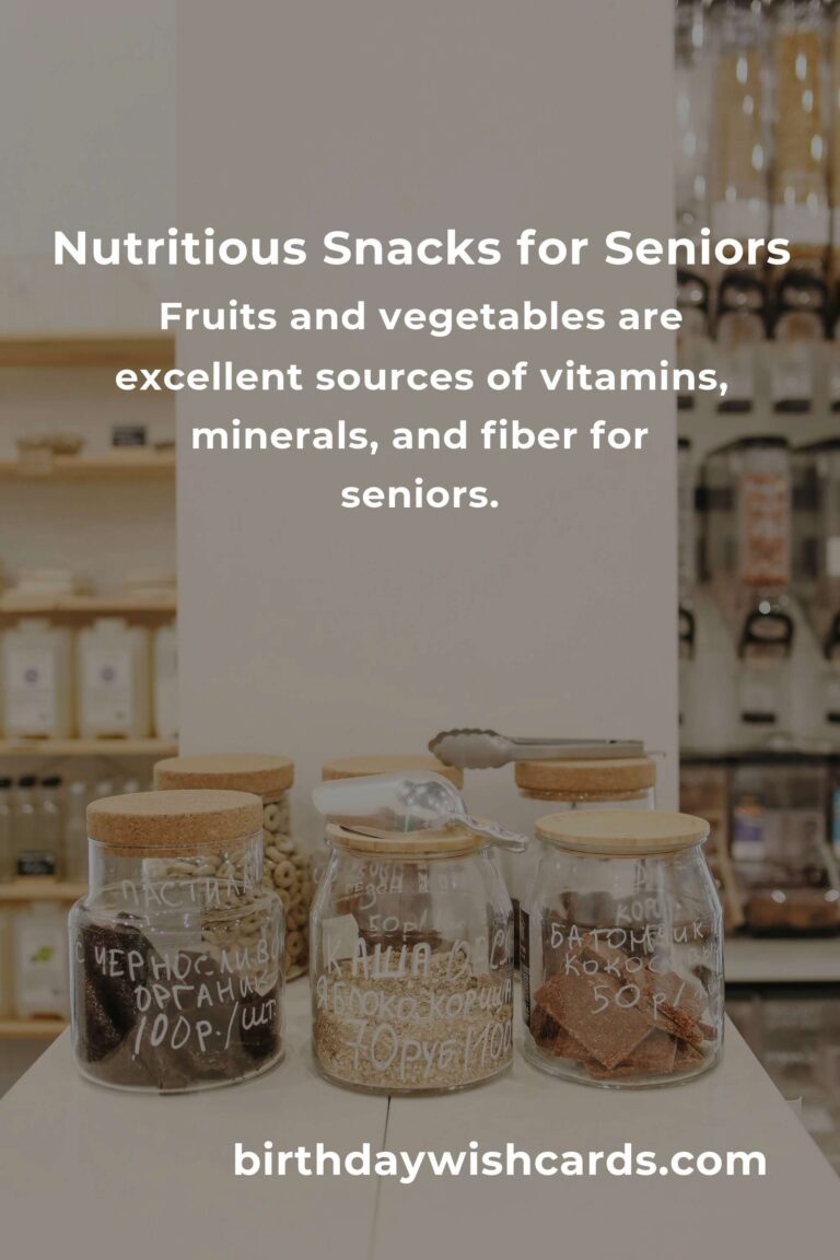 Healthy Snacks for Seniors: A Complete Guide