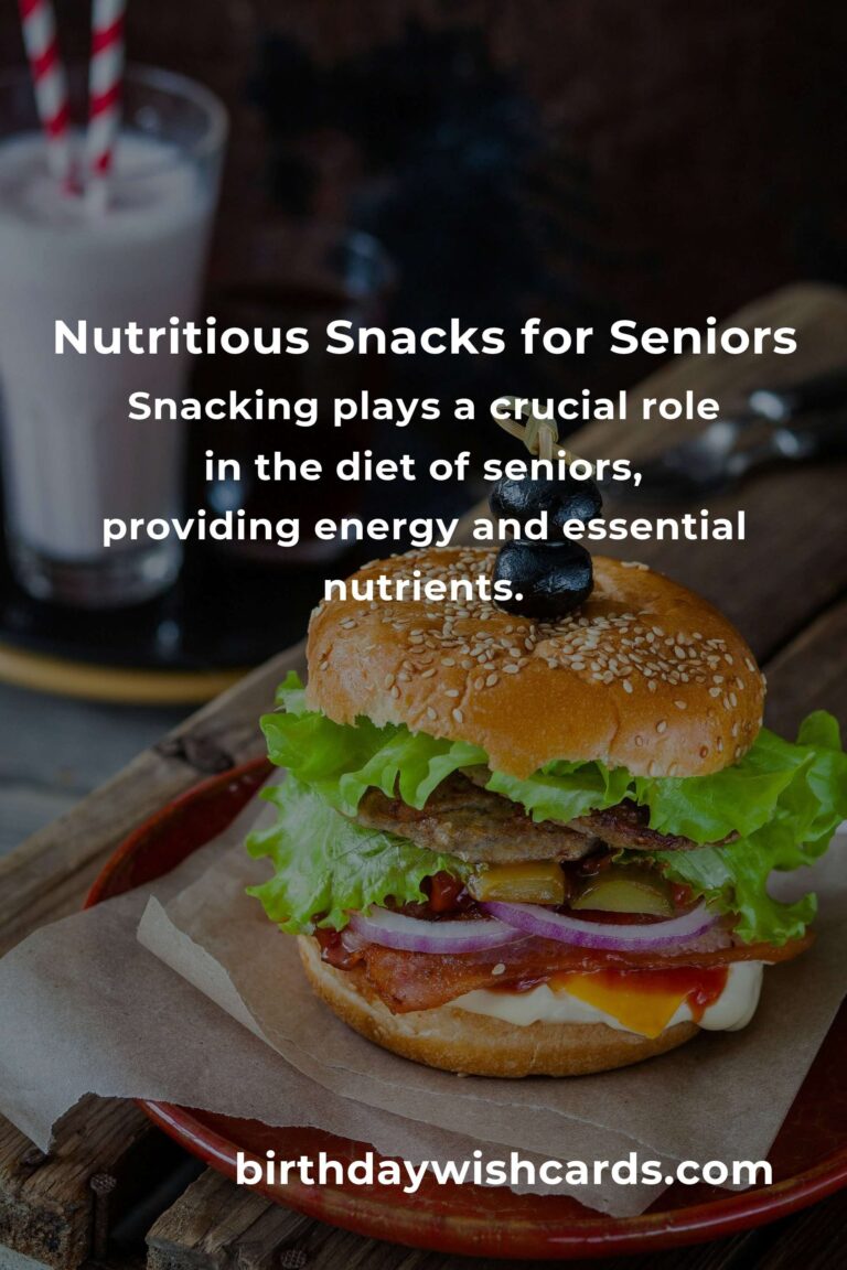Healthy Snacks for Seniors: A Complete Guide