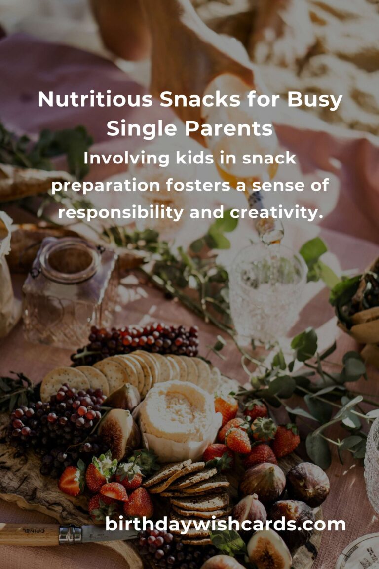 Healthy Snacks for Single Parents: Nurturing with Love and Nutrition