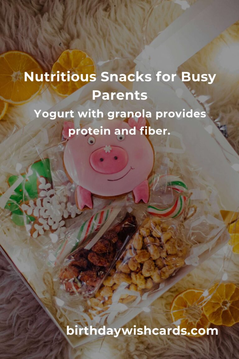 Healthy Snacks for Single Parents: Quick and Nutritious Options
