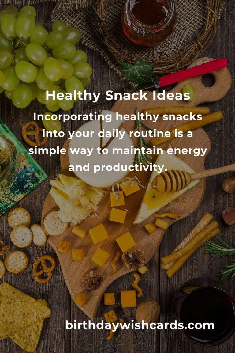 Healthy Snacks for Small Business Owners: Boost Your Energy and Productivity