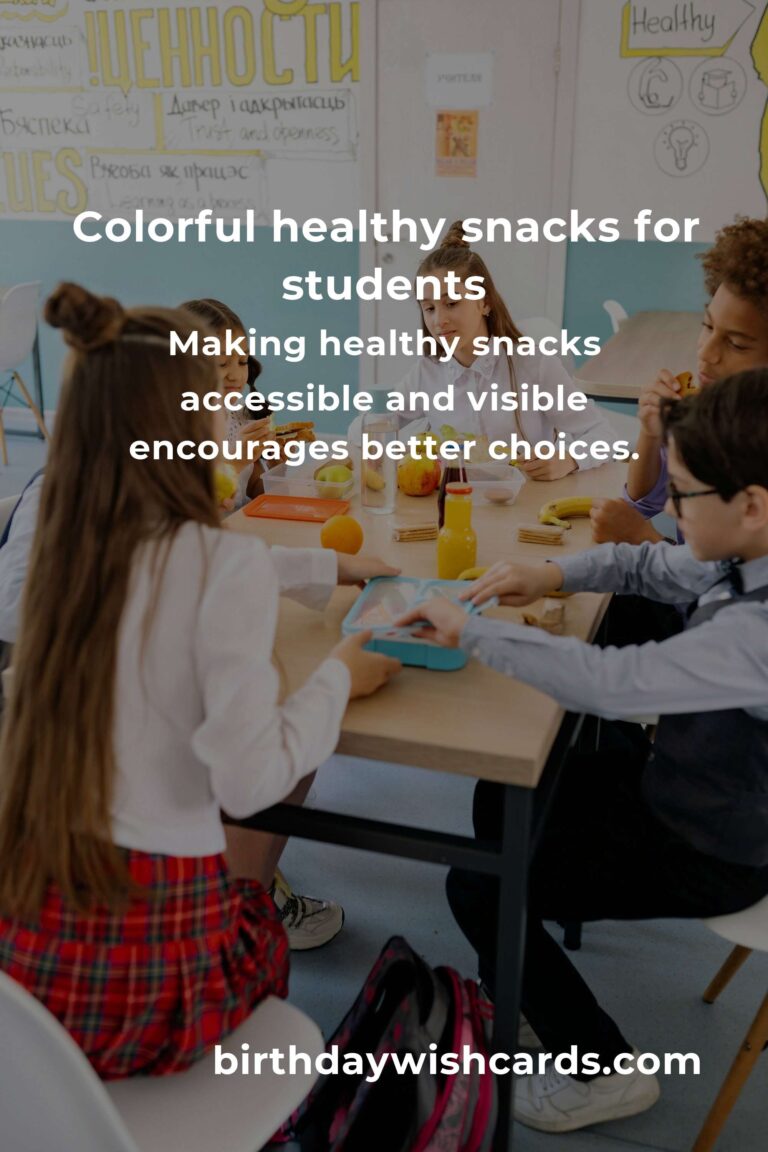 Healthy Snacks for Students: Fueling Minds and Bodies for Success