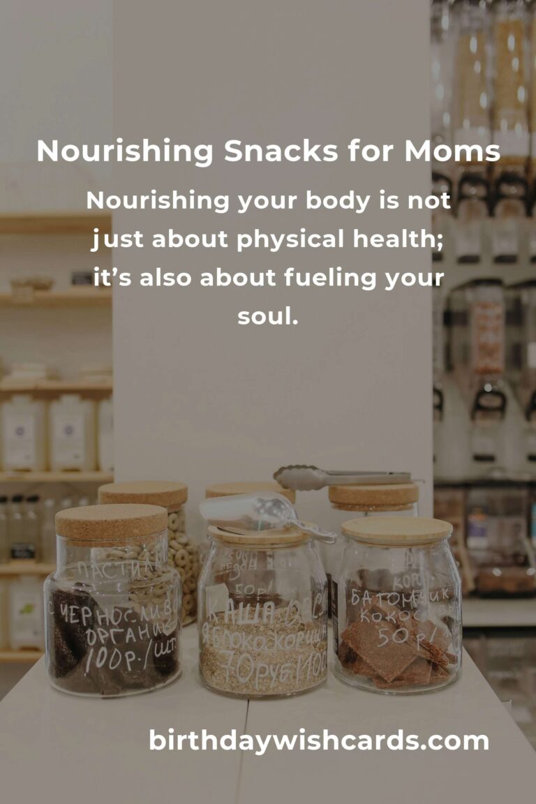 Healthy Snacks for Working Moms: Nourishing Your Body and Soul