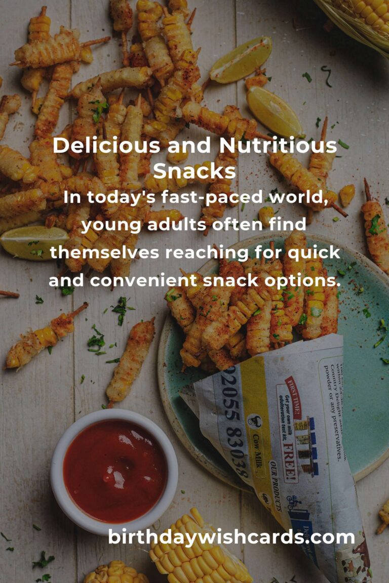Healthy Snacks for Young Adults: A Complete Guide to Nutritious Snacking