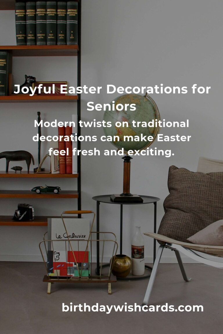 Heartfelt Easter Decoration Ideas to Brighten Seniors’ Days