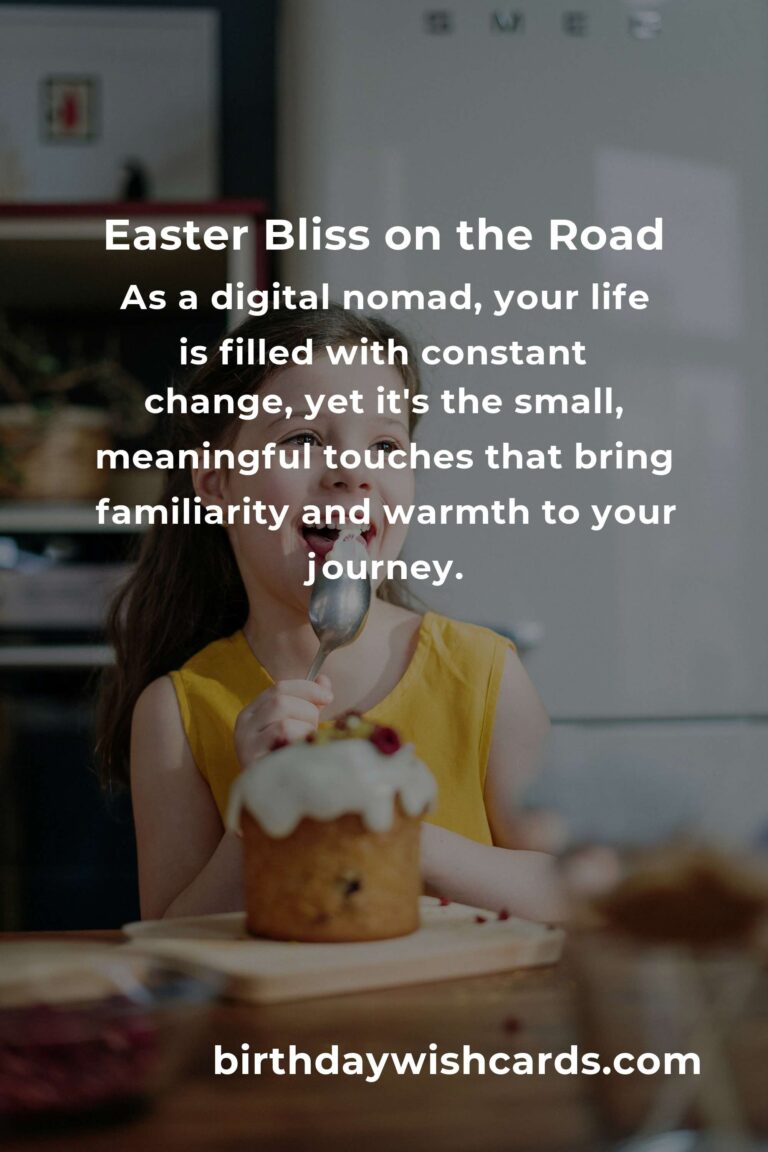 Heartfelt Easter Decorations for Digital Nomads: Creating Home Wherever You Roam