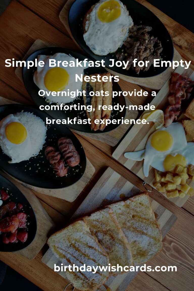 Heartfelt & Easy Breakfast Recipes for Busy Empty Nesters