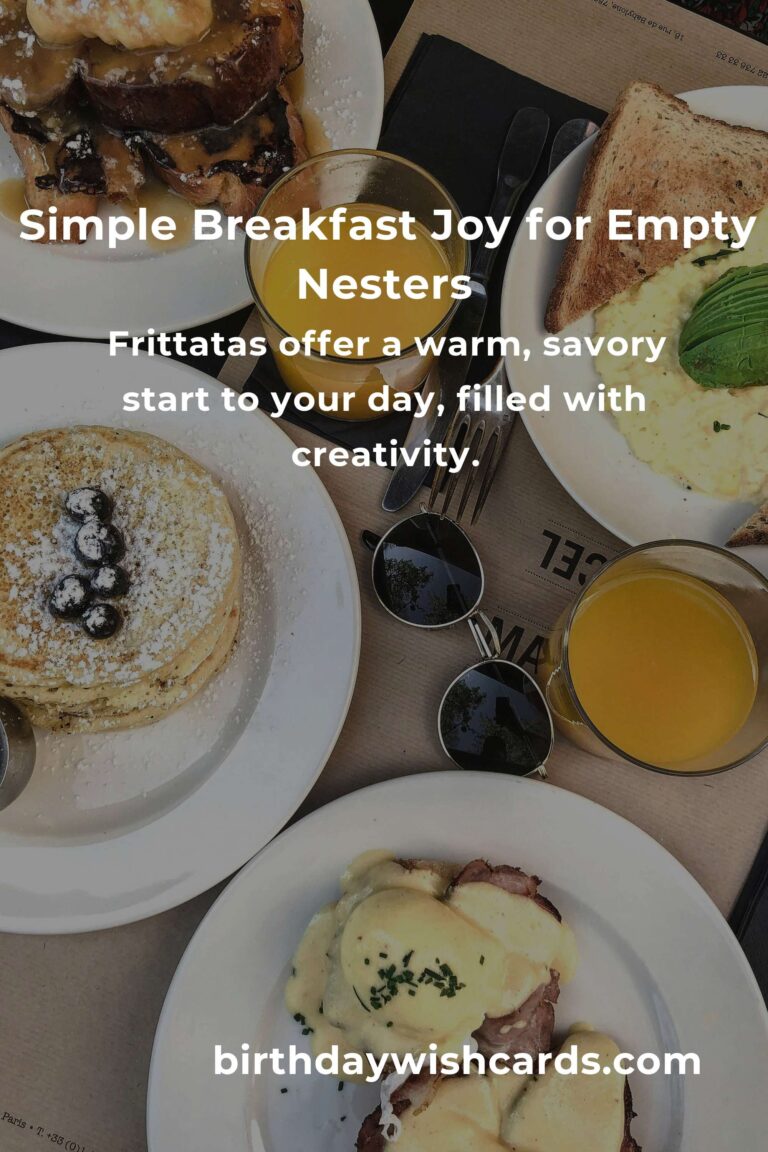 Heartfelt & Easy Breakfast Recipes for Busy Empty Nesters