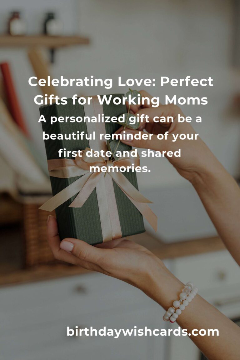 Heartfelt First Date Anniversary Gifts for the Busy Working Mom