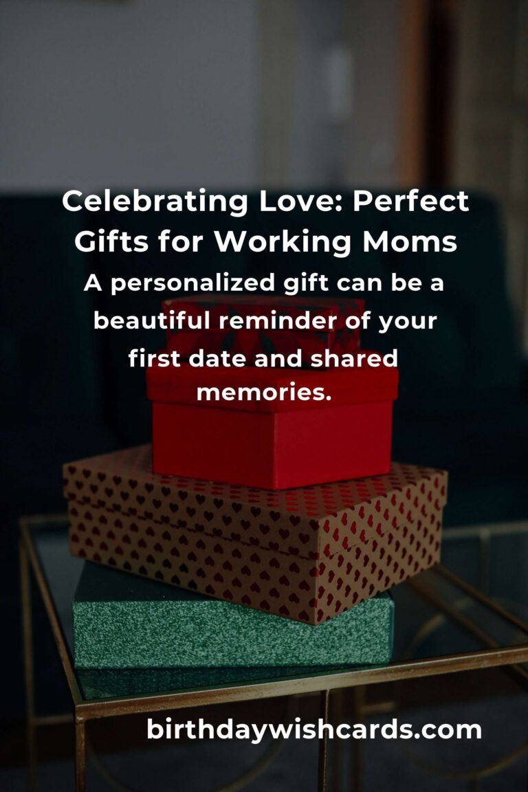 Heartfelt First Date Anniversary Gifts for the Busy Working Mom