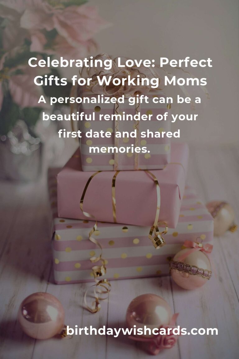 Heartfelt First Date Anniversary Gifts for the Busy Working Mom