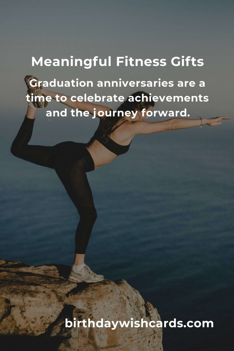 Heartfelt Graduation Anniversary Gifts for Fitness Enthusiasts