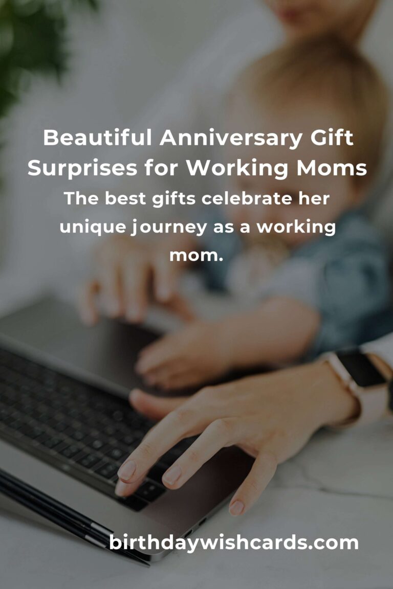 Heartfelt Opening Anniversary Gifts That Make Working Moms Feel Truly Cherished