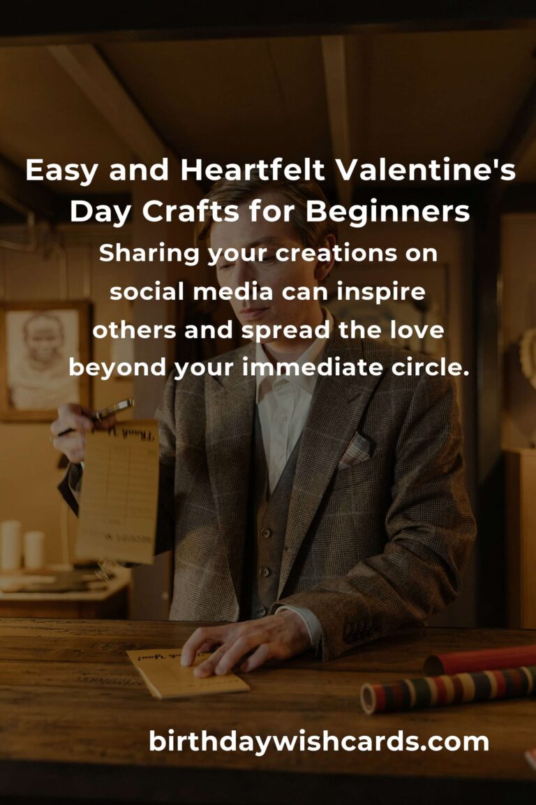 Heartfelt Valentine's Day Crafts Ideas for Beginners: Simple DIY Projects to Express Your Love