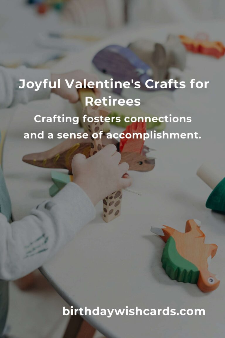 Heartfelt Valentine's Day Crafts to Bring Joy to Retirees
