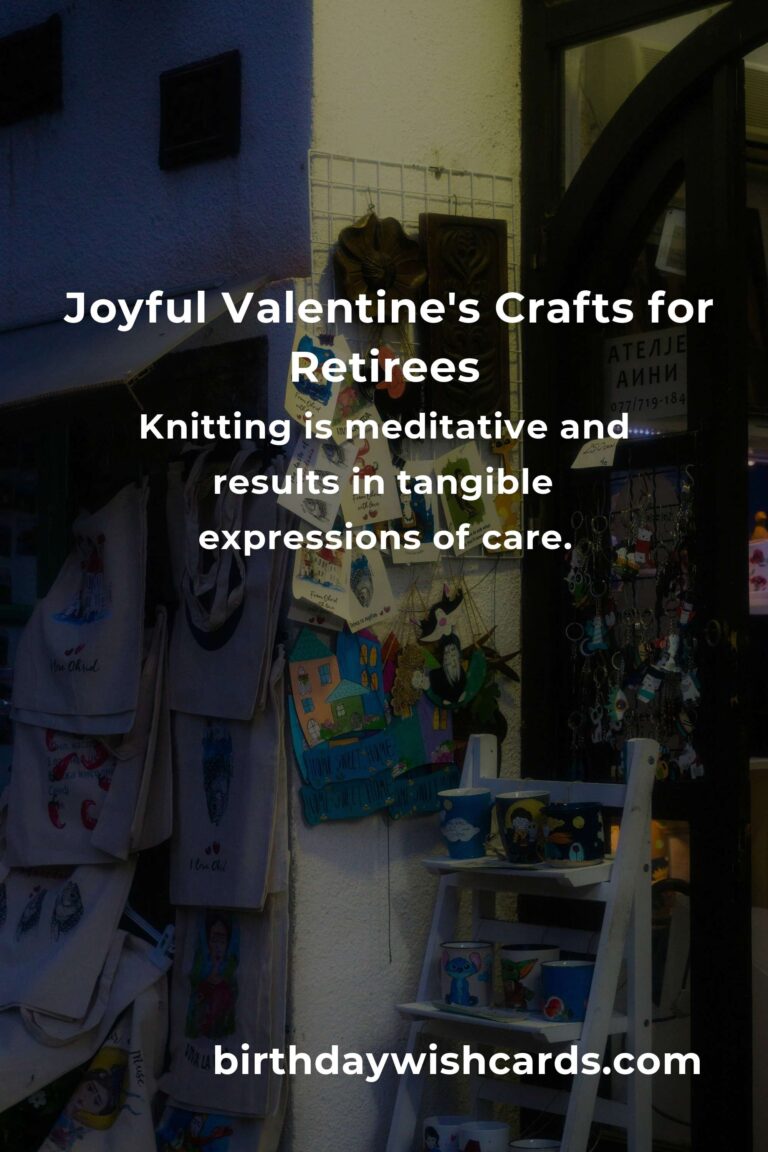 Heartfelt Valentine's Day Crafts to Bring Joy to Retirees