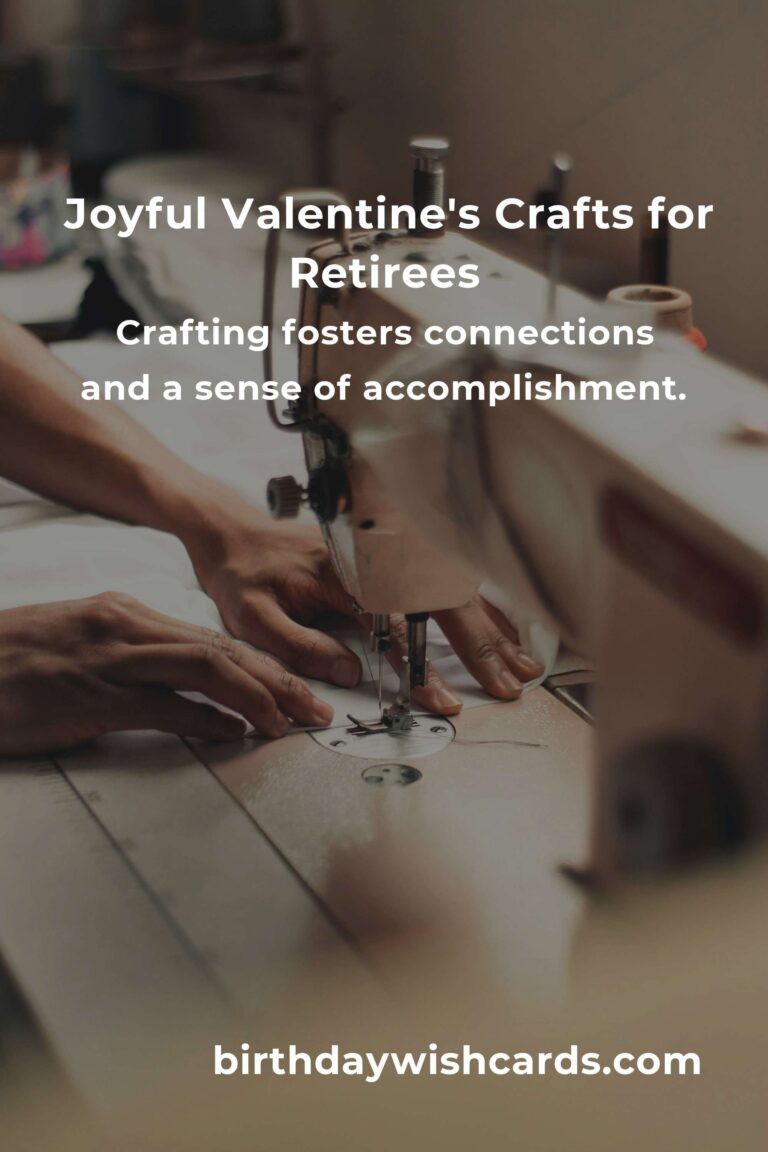 Heartfelt Valentine's Day Crafts to Bring Joy to Retirees