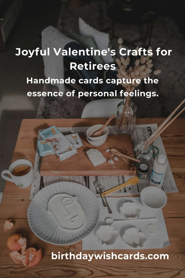 Heartfelt Valentine's Day Crafts to Bring Joy to Retirees