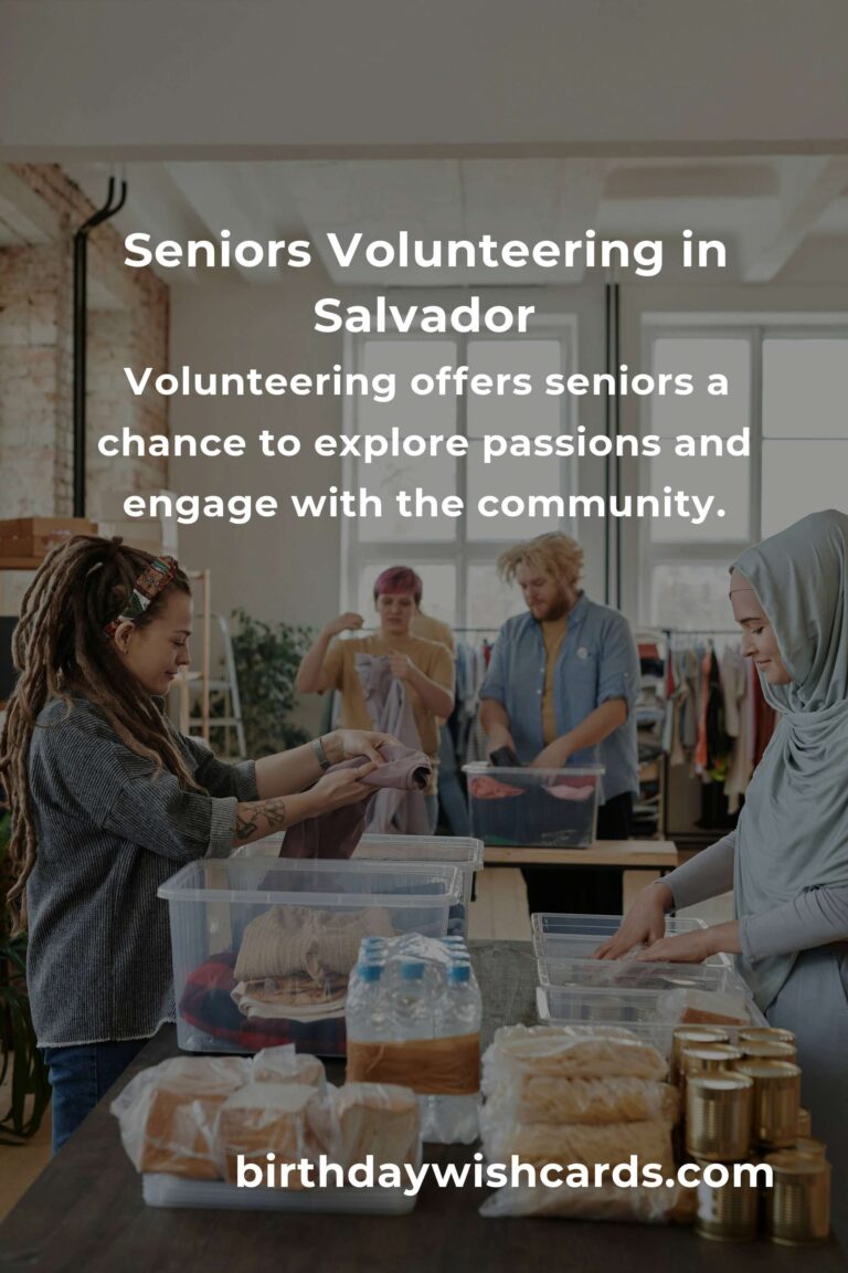 Heartfelt Volunteer Opportunities for Seniors in Salvador: Embrace a Joyful Purpose