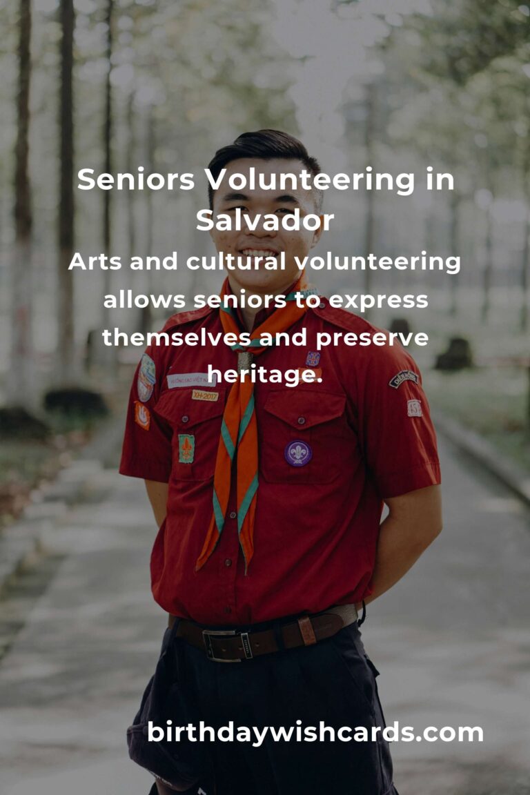 Heartfelt Volunteer Opportunities for Seniors in Salvador: Embrace a Joyful Purpose