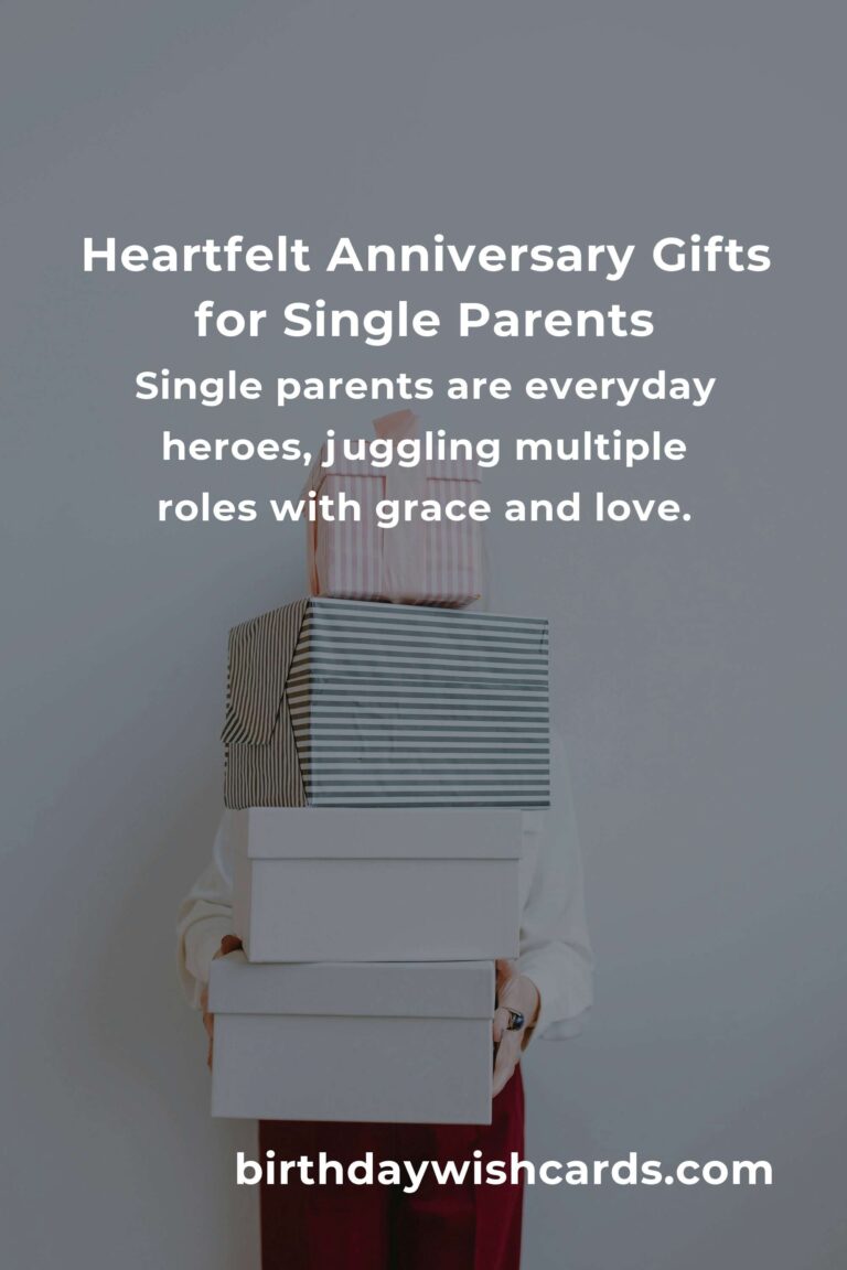 Heartfelt and Thoughtful First Date Anniversary Gifts for Single Parents